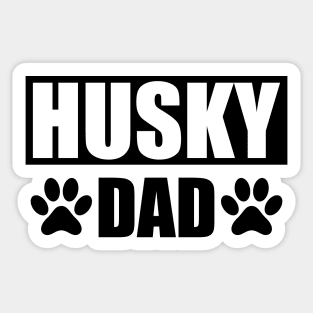 Husky Dad Sticker